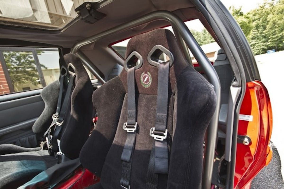 The Cobra features Corbeau seats with 5-point harness and a 4-point roll bar. This car was built to handle pretty much every automotive exercise, and come back wanting more.