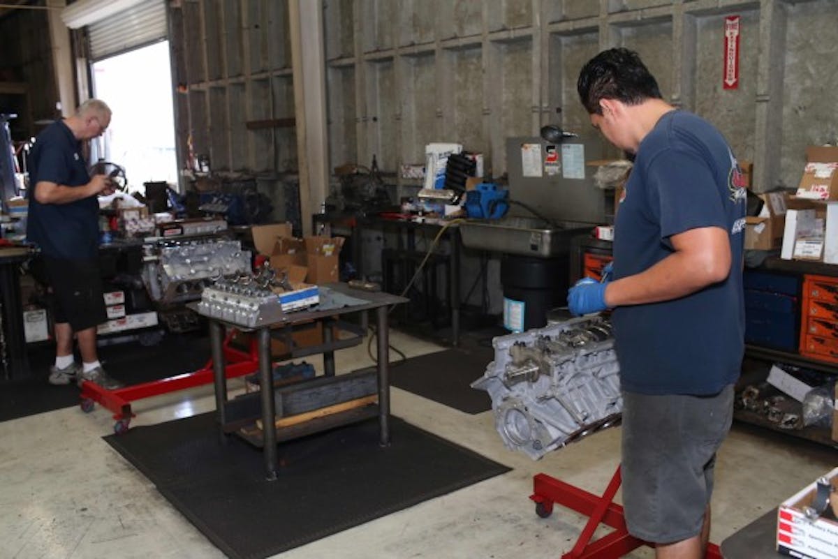 Both engines were built side by side at L&R Engines and took almost the same time to complete.