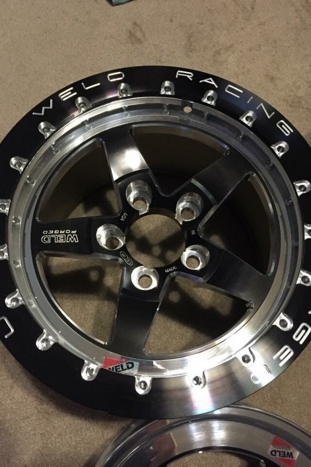 Jordan already has many of the new parts on hand, and awaiting installation. These new Weld Racing wheels will be put into action when the car makes its debut.