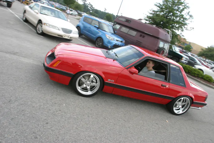 Will Prance has his Four-Eye coupe at Mustang Week. The car has True Forged wheels, a supercharged 306, and perfect paint. Look for a feature on Prance's coupe in the near future.