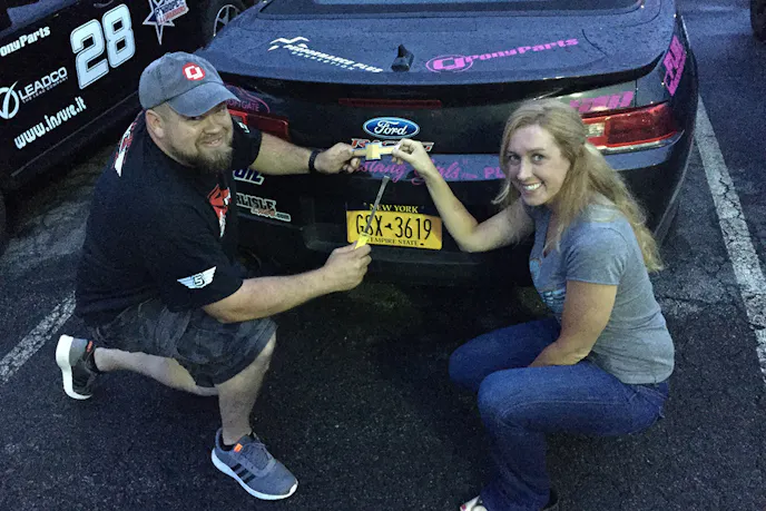 Debadged the bowtie and threw on a Ford Racing decal