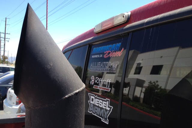 Bed Stack, and Diesel Army on the glass!