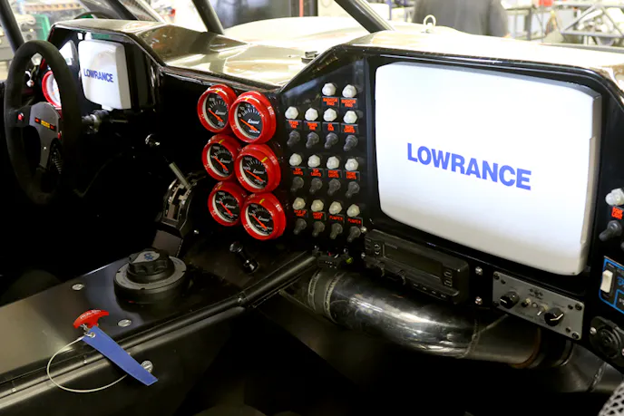 A look inside the cockpit.