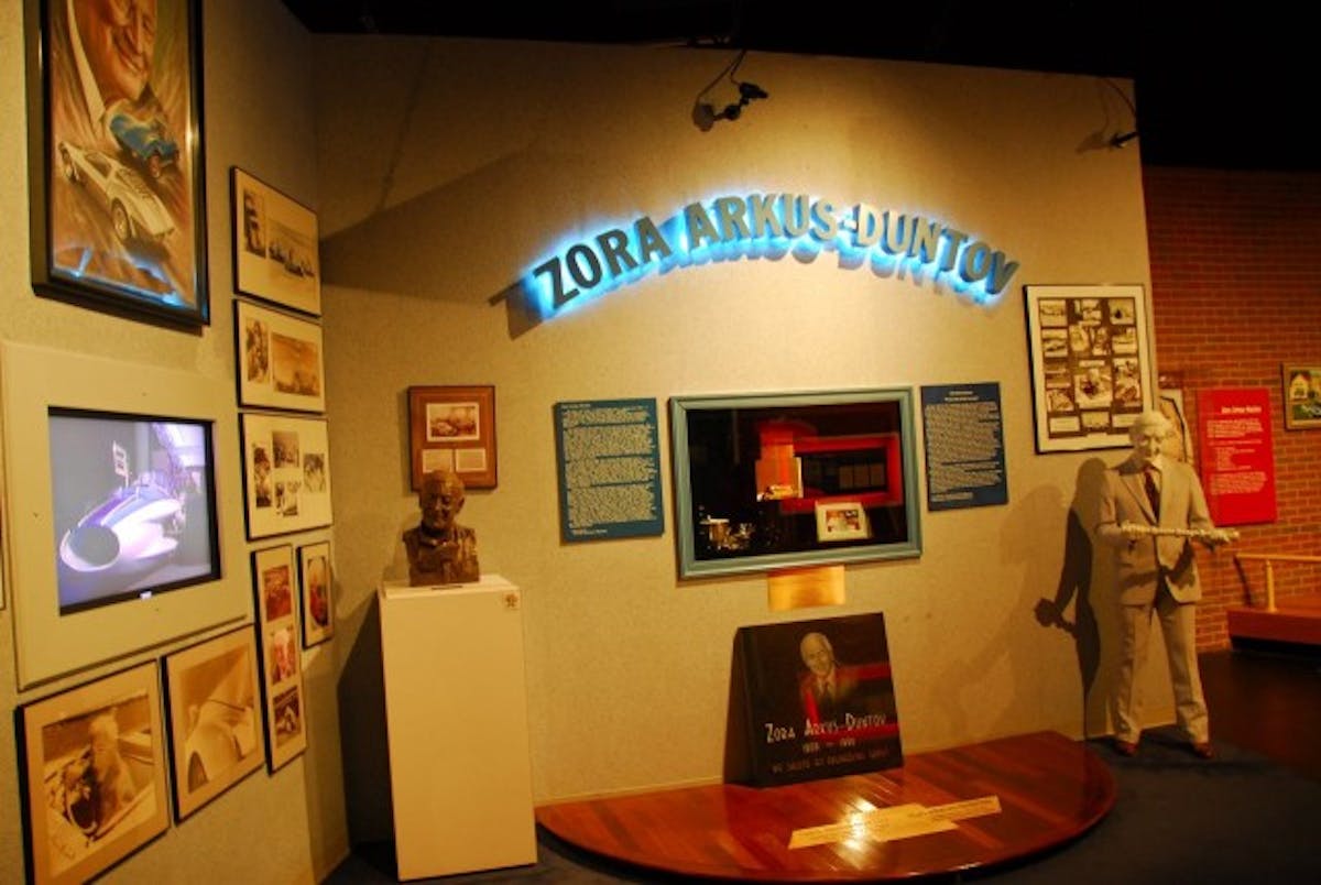 Zora's ashes are interred at the National Corvette Museum.