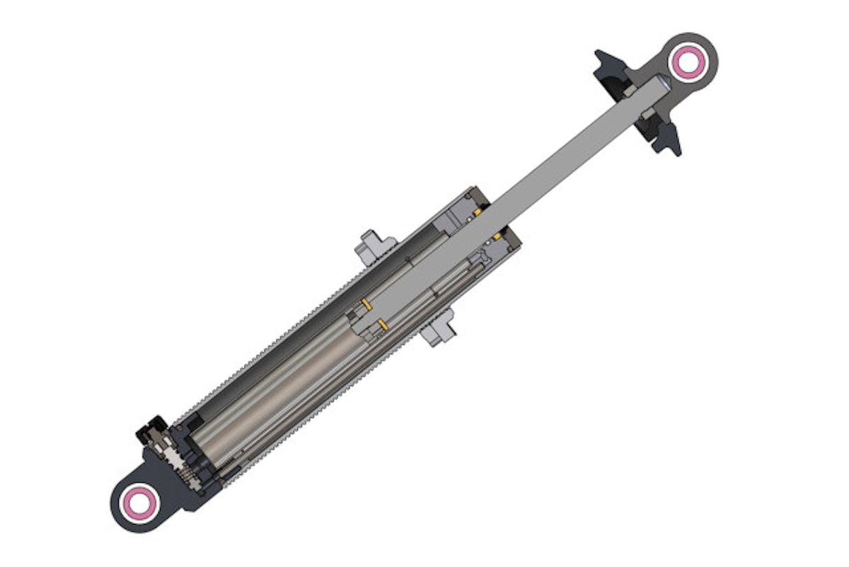 A cutaway view of QA1's double adjustable shocks. Image; QA1