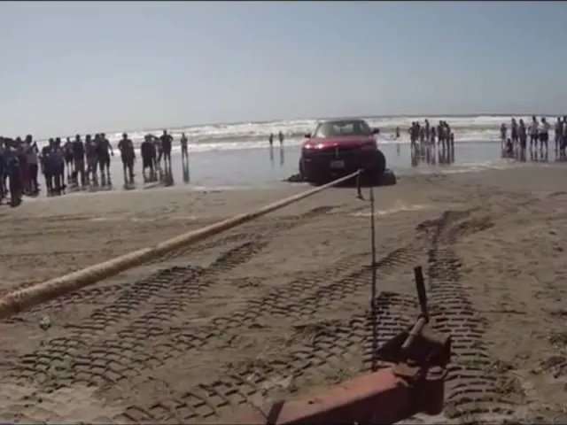 A little perspective: the Charger was about to sail away.