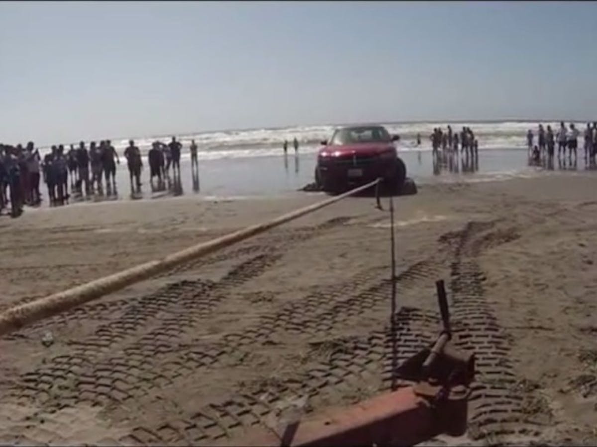 A little perspective: the Charger was about to sail away.