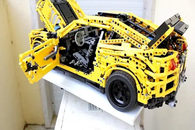 The Camaro model's scale is 1:8, making it much larger than the desirable 1:18 scale that's used in die-cast model cars.