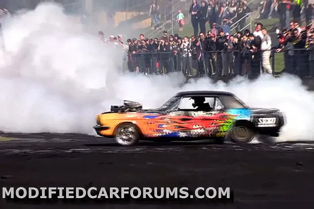 The Brasher Nats is a competition in Australia to see who can do the most entertaining burnout in two minutes. Sicko was one of the best at the recent competition. 