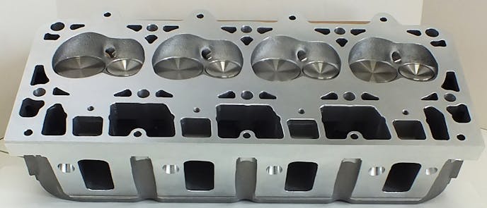 The combustion chambers have been optimized through Dart's testing. The Pro1 LS3 cylinder heads are a six-bolt-per-cylinder design for maximum head gasket retention.
