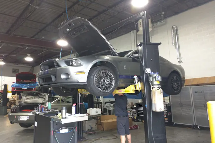 Mod Motor Mustangs' Justin Young relied on the capable hands of JPC Racing to install the Centerforce DYAD DS twin disc clutch into his Shelby GT500.
