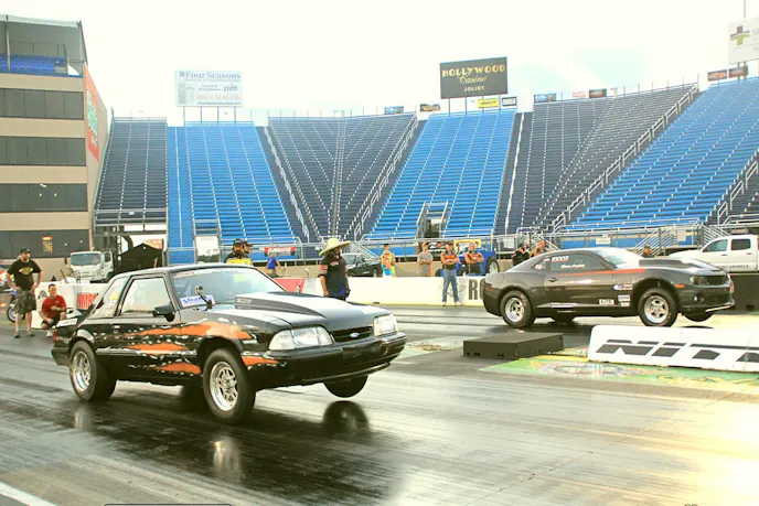 Lyons' Super Bowl match-up was Chevrolet Performance Stock racer Glenn Pushis, and even though Lyons' spun slightly at the hit, he was still able to pull out the win, clinching the Super Bowl victory for the NMRA. “As far as working on the car at Joliet, we didn't really have to do much, which is really nice because I don't like working on the car in 90-plus degree weather.”