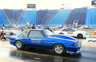Bruder took the win not once, but twice, over R&E Racing's Eric Gustafson who had engine issues and lost oil pressure in the NMCA vs. NMRA Super Bowl run-off.