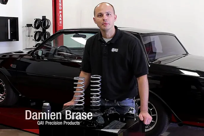 Damien from QA1 gives us a quick walk-though of a Pro Coil System install on a Buick GNX/GM G-Body. Snapshots from video