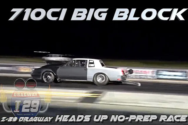 The're no replacement for displacement was definitely proven at the I-29 Dragway's Heads-up No-Prep event.