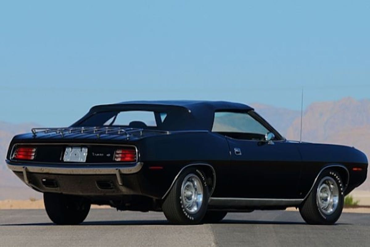 1970 Plymouth Hemi Cuda Convertible rear