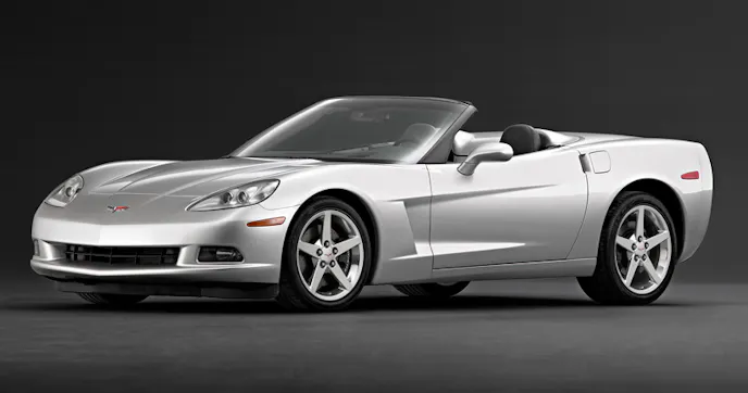 C6-Convertible-corvette-in-silver