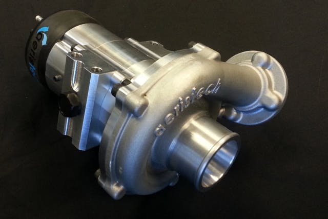 The Aeristech electric turbo/electric supercharger.