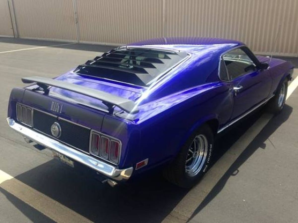 With a 428 Cobra Jet and race inspired styling, the Mach 1 was a drag racer's wildest dream come to life.