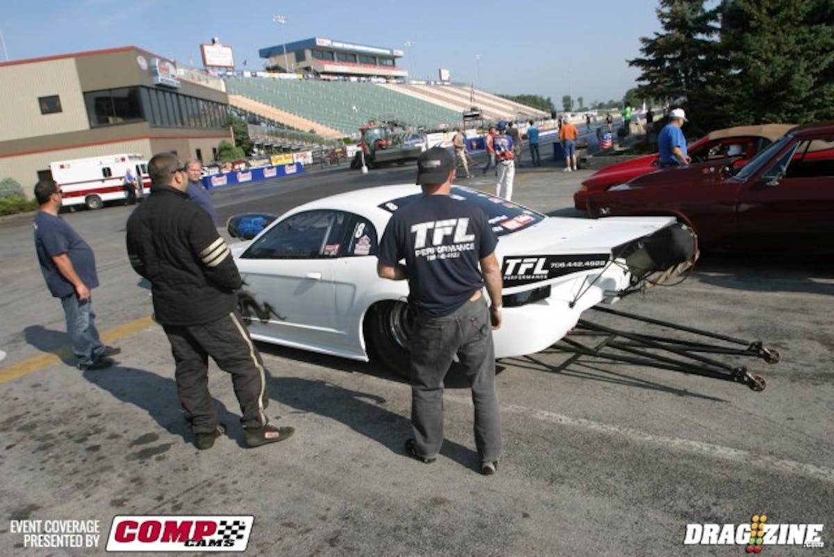 Joe Bucaro pretty much has the ARP Nitrous Pro Street class in hand so he's here for his victory laps, if you will. Bucaro has a lot of experience with nitrous combinations, and he obviously has it figured out this year.