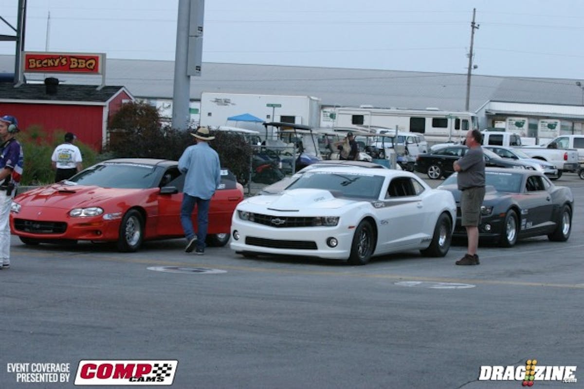 Kevin Lumsden had the points lead coming to the NMCA finals with a 190 cushion between he and Glenn Pushis. Ronnie Hackelton holds the top qualifying spot after round 1 of qualifying with a 10.42.