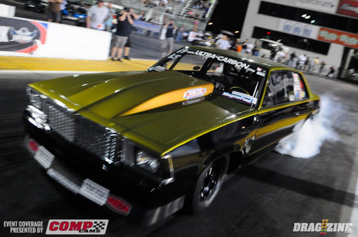 Krustey Ramsey recorded low elapsed time of the opening round of Outlaw 8.5, running 4.924. to defeat Matthew Lunsford. Ramsey will take on Jake Gier in the second round.