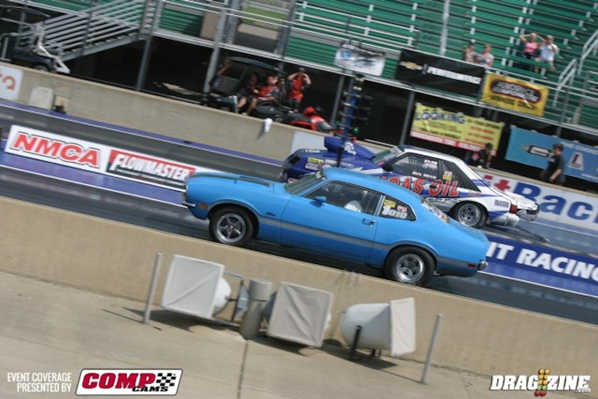 Mike Bowen had the lead on Ben Mens for about 60 feet in NA 10.5 action, Unfortunately for Bowen, Mens took over from there to spell and end to Bowen's glorified test session. 