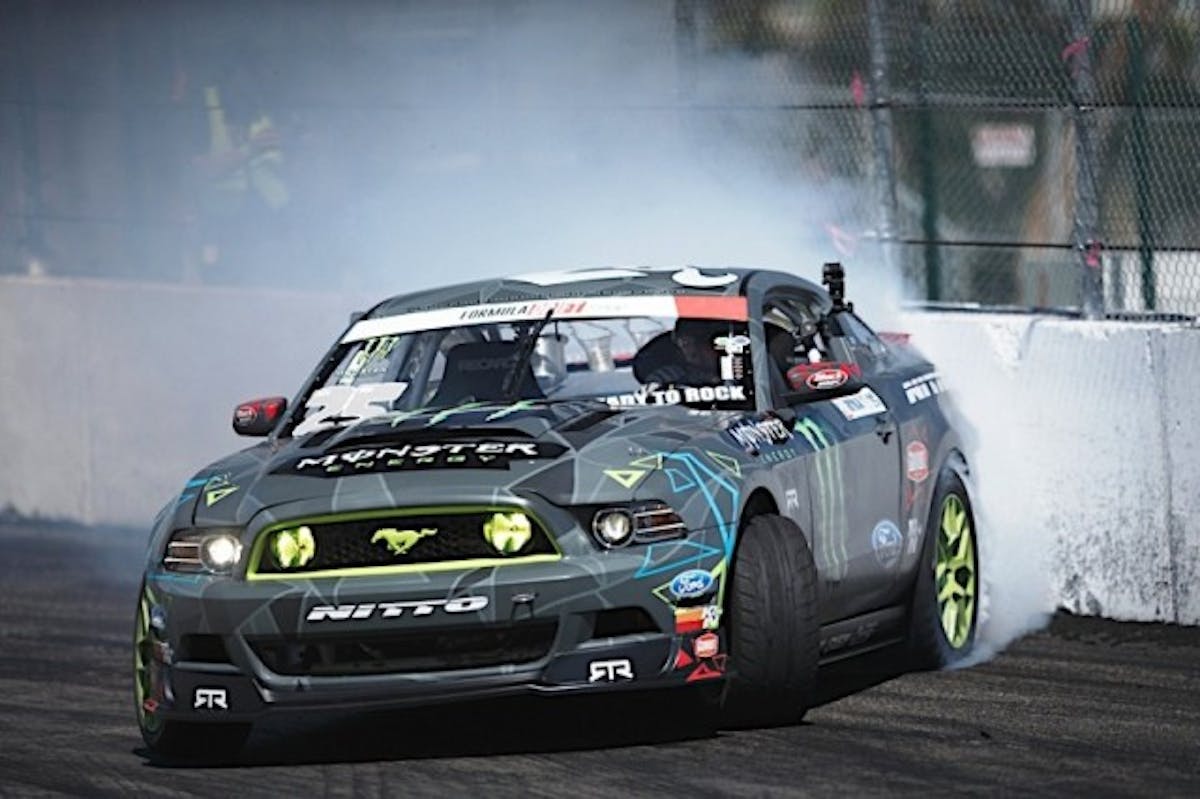 Gittin and his Mustang in better times.