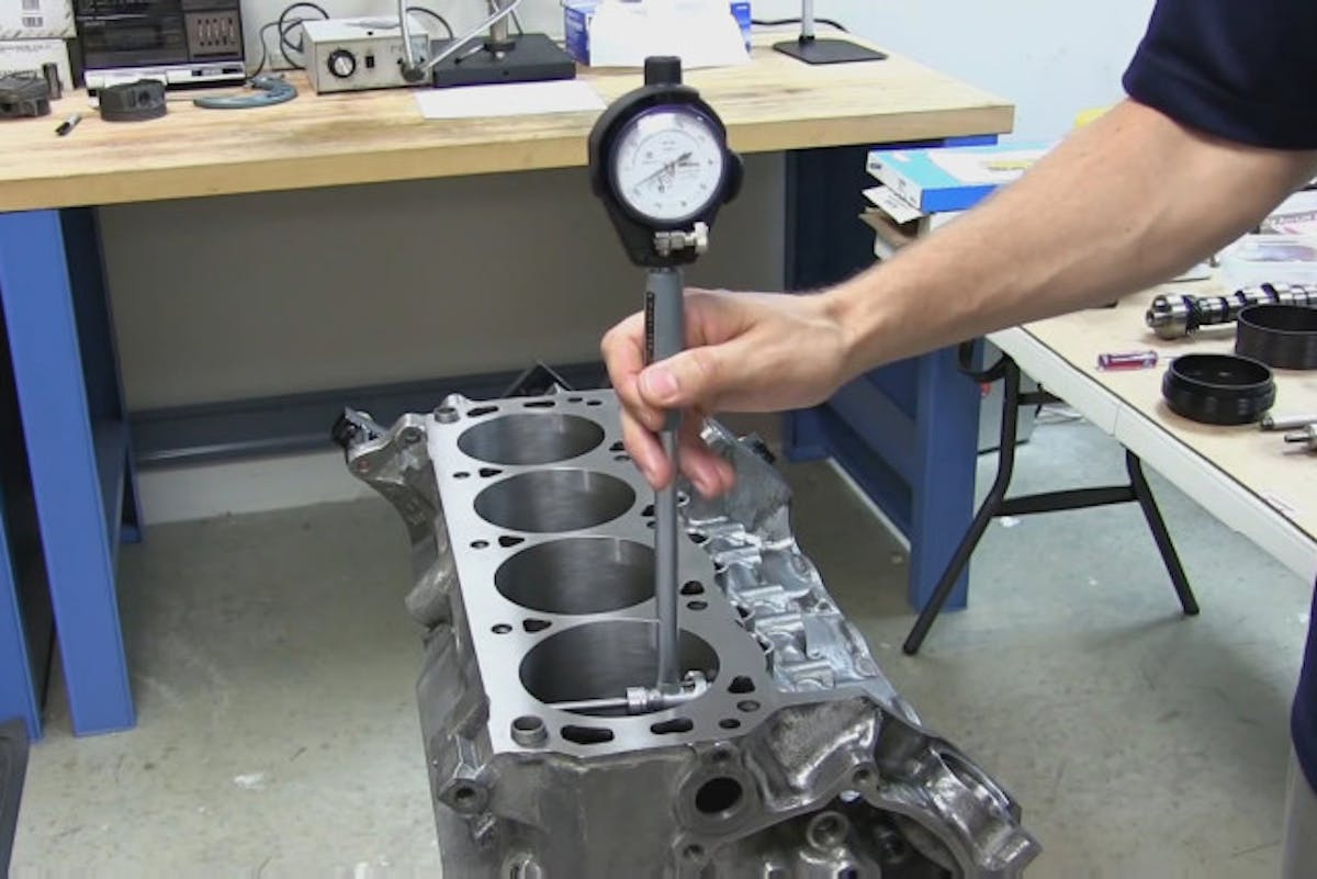 Whenever you're fitting pistons to an engine, it's important to not only measure the gauge point of the piston (discussed in the piston's literature) but also to measure the cylinder bores for accuracy.