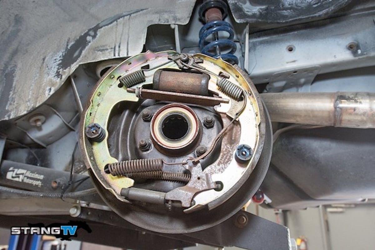 Would you rather work on a more modern, simplified disc brake setup, or these complicated things above? Yep, we thought so too.