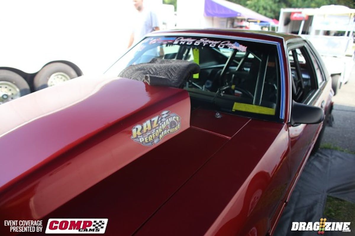 Alan Von Ahnen went 5-flat in yesterday's heat; the Ultra Street machine has been 4.90s this year, in several finals, and taken home a few winner's trophies. He'll have his hands full with guys like Ronnie Rhodes and the rest of the stout Ultra field. 40-plus cars are expected to be here.