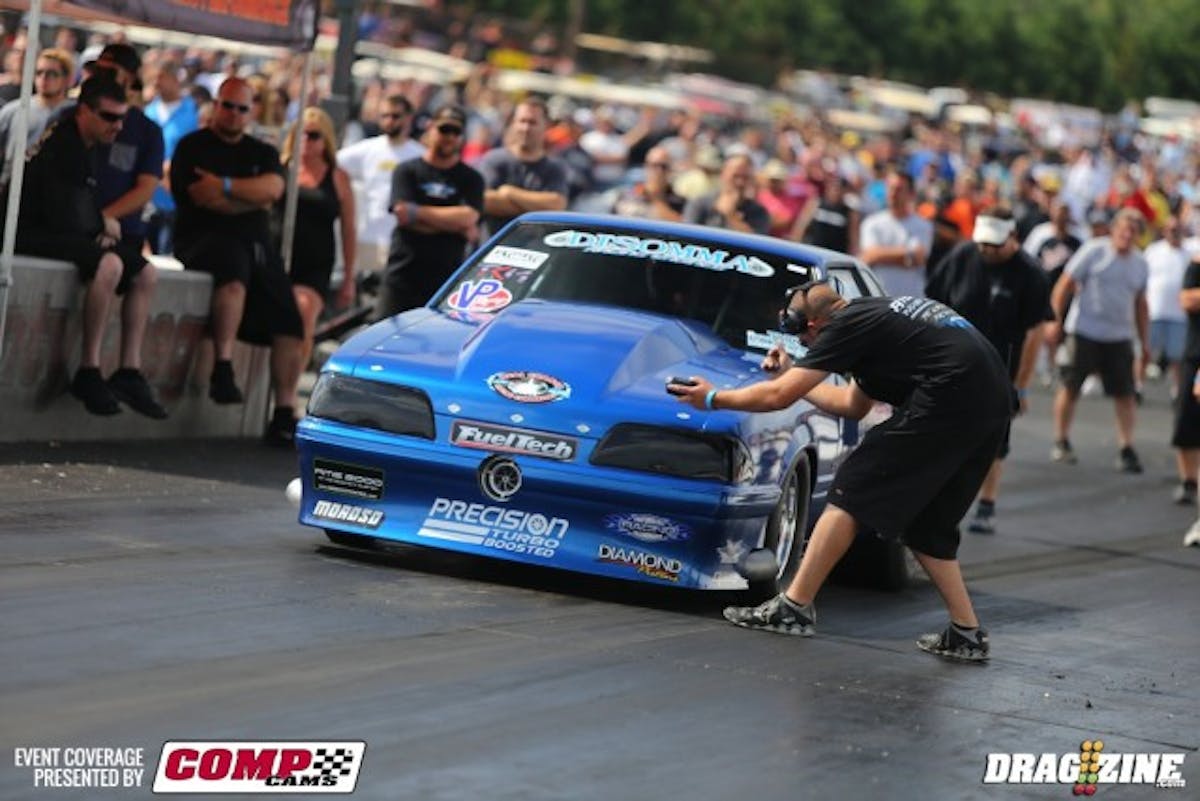 How about a Bruder bomb dropped on the 275 Radial class? Can't ever count out the twins from New Jersey; Rich torched the class with a top qualifier effort last night of 4.51 He's followed by Mean Dean Marinis at 4.56 and Rob Goss at 4.59.