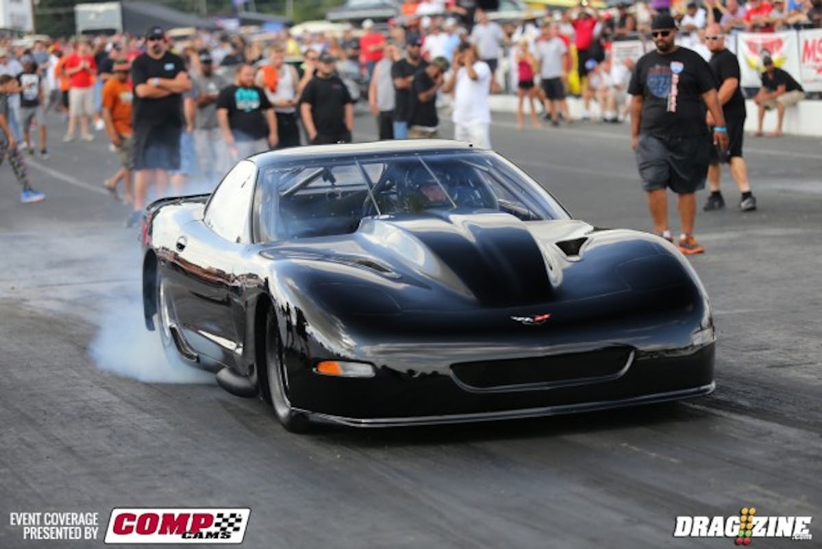 Nobody in Outlaw Drag Radial managed to make a clean pass last night except for Keith Berry, with a 4.15 at 185 mph. Every other car in the class struggled to get the power down, encountered issues with staging, and generally threw away the first round.