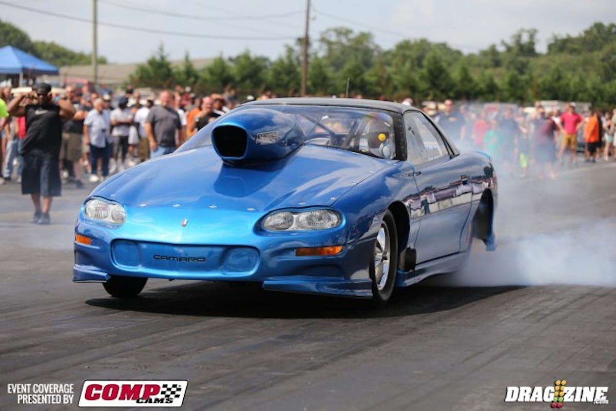 632 cubic inches of Scotty's Racing Technology nitrous-assisted power is onboard with John Schroeder. He took out Gary Gonzalez in round one and will attempt to find a tenth-plus to take on Scott Kline in round two.