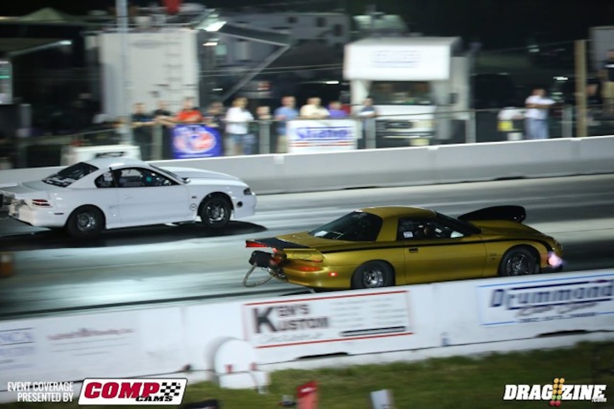 Earlier this weekend we mentioned that  Jamie Stanton and Ron Rhodes have  faced off a number of times this summer in local X275 final rounds, and it looks like we'll get to see that again tonight. Stanton eliminated John Ashnault with a 4.53 to Ashnault's 4.55.