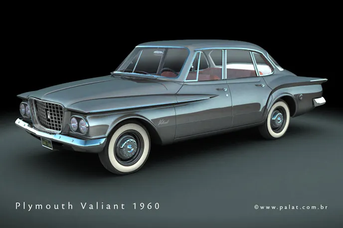 The 1960 Plymouth Valiant is to be thanked for a number of automotive firsts that we take for granted today. Image via palat.com.br