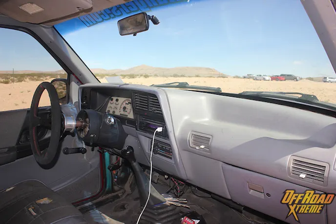 Don't let the stock looking interior fool you, it has been purposely appointed with only the essentials.