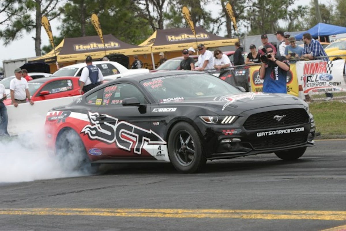 No matter if you have a base V6, EcoBoost, GT, or Shelby GT500, you will have more fun racing your car at the track than sitting in the stands. Get out there and drag race your Mustang.