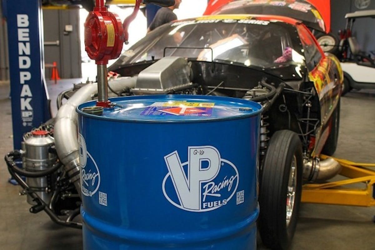 The largest drum of VP Racing Fuels' offerings you can get is of the 54-gallon variety. This is obviously for a large volume racer who needs that much fuel, and has the gas jugs to fill in order to race at a given event. Many racers will get a 54-gallon drum, and then fill fuel jugs with enough fuel to get them through a race weekend.