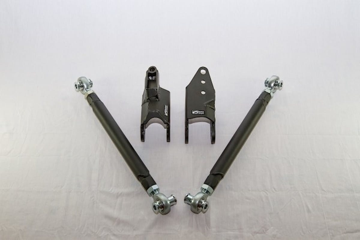 Max Motorsports Mm5RLCA-53 lower control arms with Mm5RLCA-57 mounts.