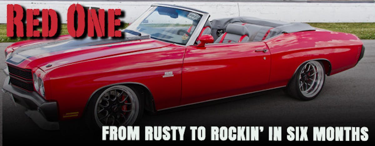 Car Feature - Red 70 Cevelle convertible