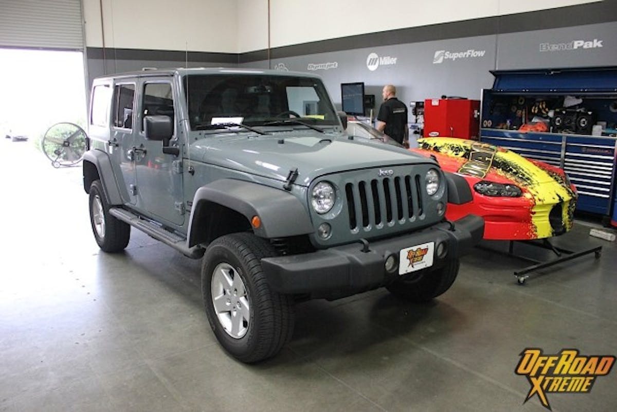 With its Eibach lift kit installed, the Jeep didn't look 100-percent ready to conquer the trails.