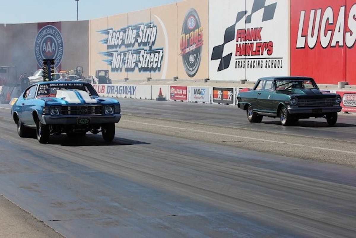 Stokesberry and his '71 Chevelle were a sight to see at the NMCA West Nationals this past weekend.