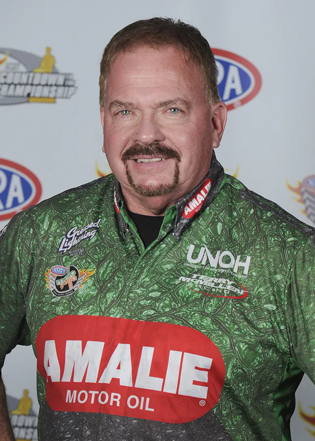 Terry McMillen. Photo courtesy NHRA/National Dragster