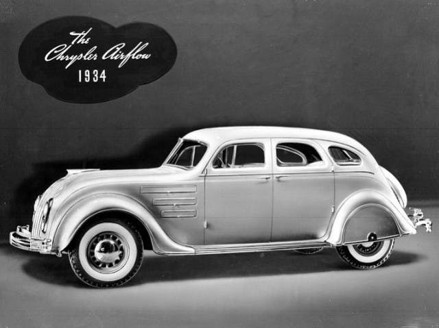 The Chrysler Airflow was the first car to use a wind tunnel to influence its design.
