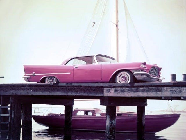 The Chrysler 300 holds the title as the first American muscle car, introducing the world to the venerated HEMI V8.