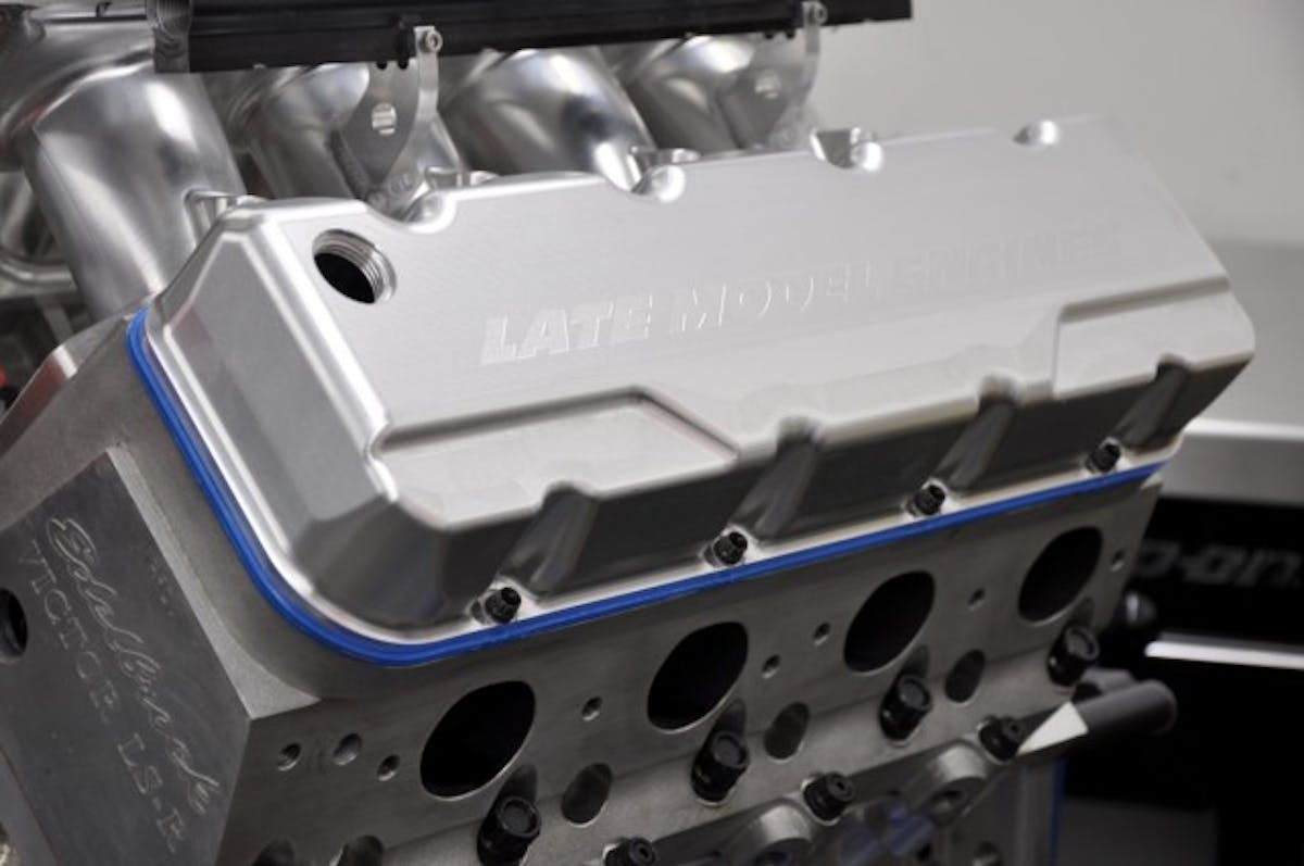 No engine of this caliber should be installed without giving thought to its appearance; to that end, the folks at Granatelli Motor Sports helped to set the engine up with a sweet set of their billet-aluminum CNC-machined valve covers. These things are serious show-stoppers and get compliments whenever the hood is off the car in the pits.