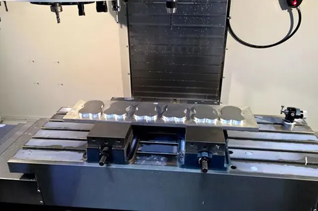Making the pattern for the gasket, based on a scan of the original cylinder head.