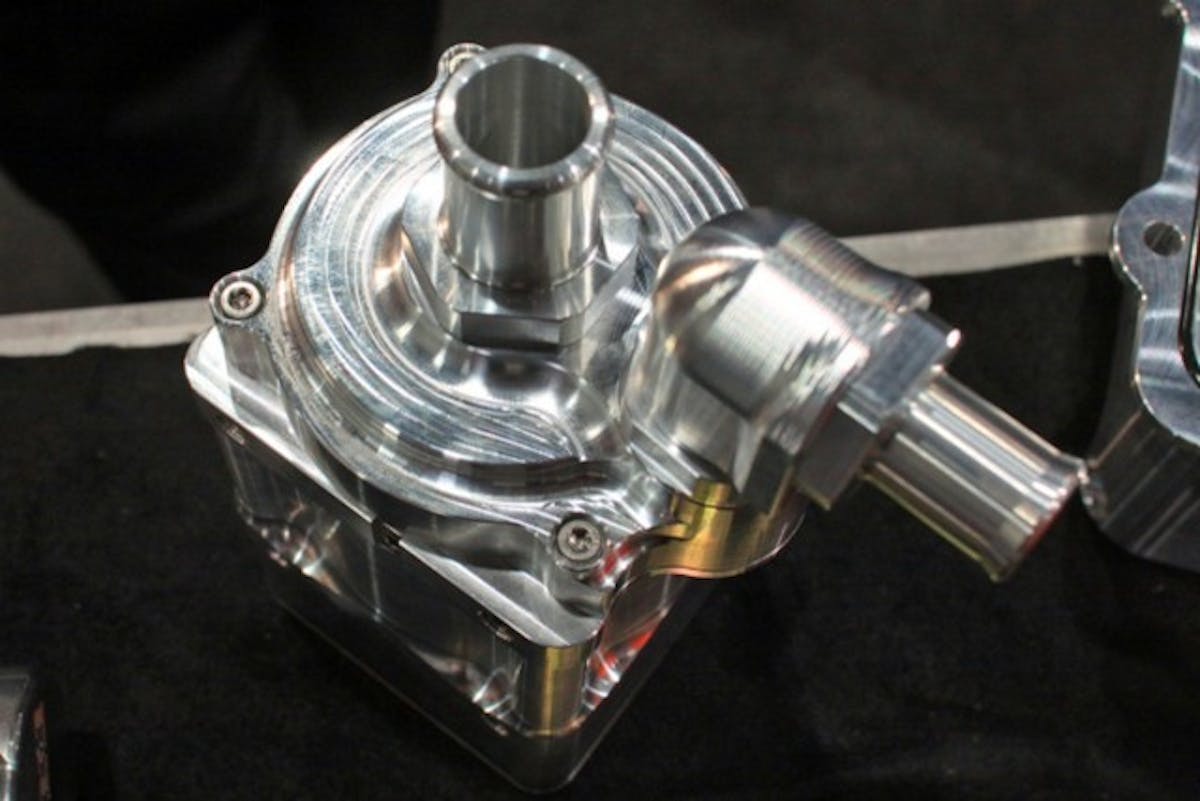 Meziere is most famous for its line of high-performance water pumps, but the the company also manufacturers intercooler pumps, starters, flexplates, and the like.