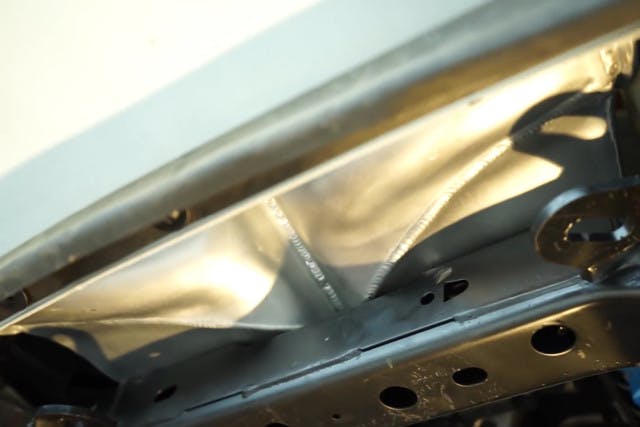 The desire for symmetry and beauty included the shaping on the underpan of the intercooler. Screenshot. 